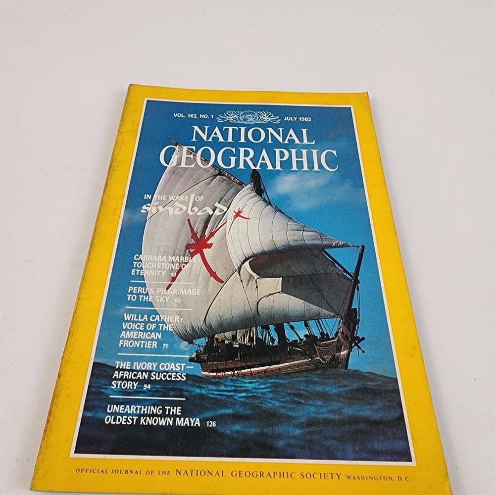 National Geographic Magazine July 1982‎ No Insert
